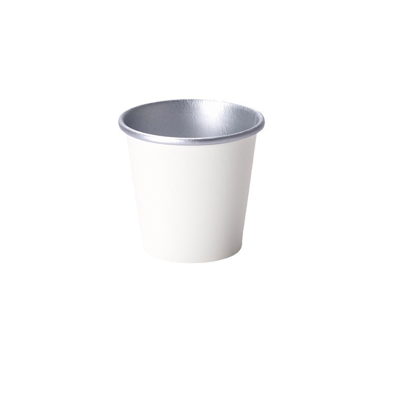 Morning glory 60-300ml disposable paper cup for tasting, small cup for tea tasting and tasting, kraft paper cup, thickened vertical pattern cup Item Picture