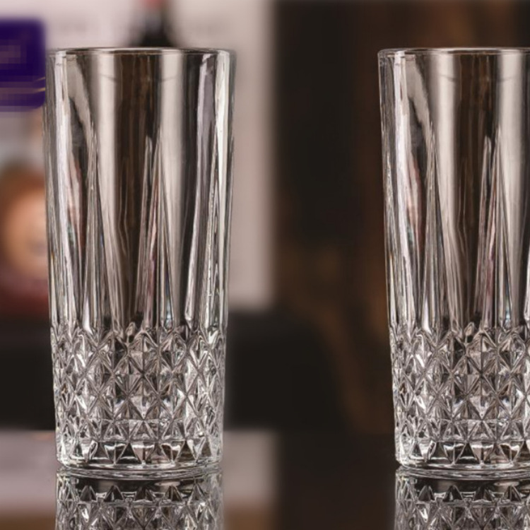 DELISOGA crystal glass cups, beer mugs, juice cups, beverage cups, tea cups, water cups wholesale with logo printing Specification drawing