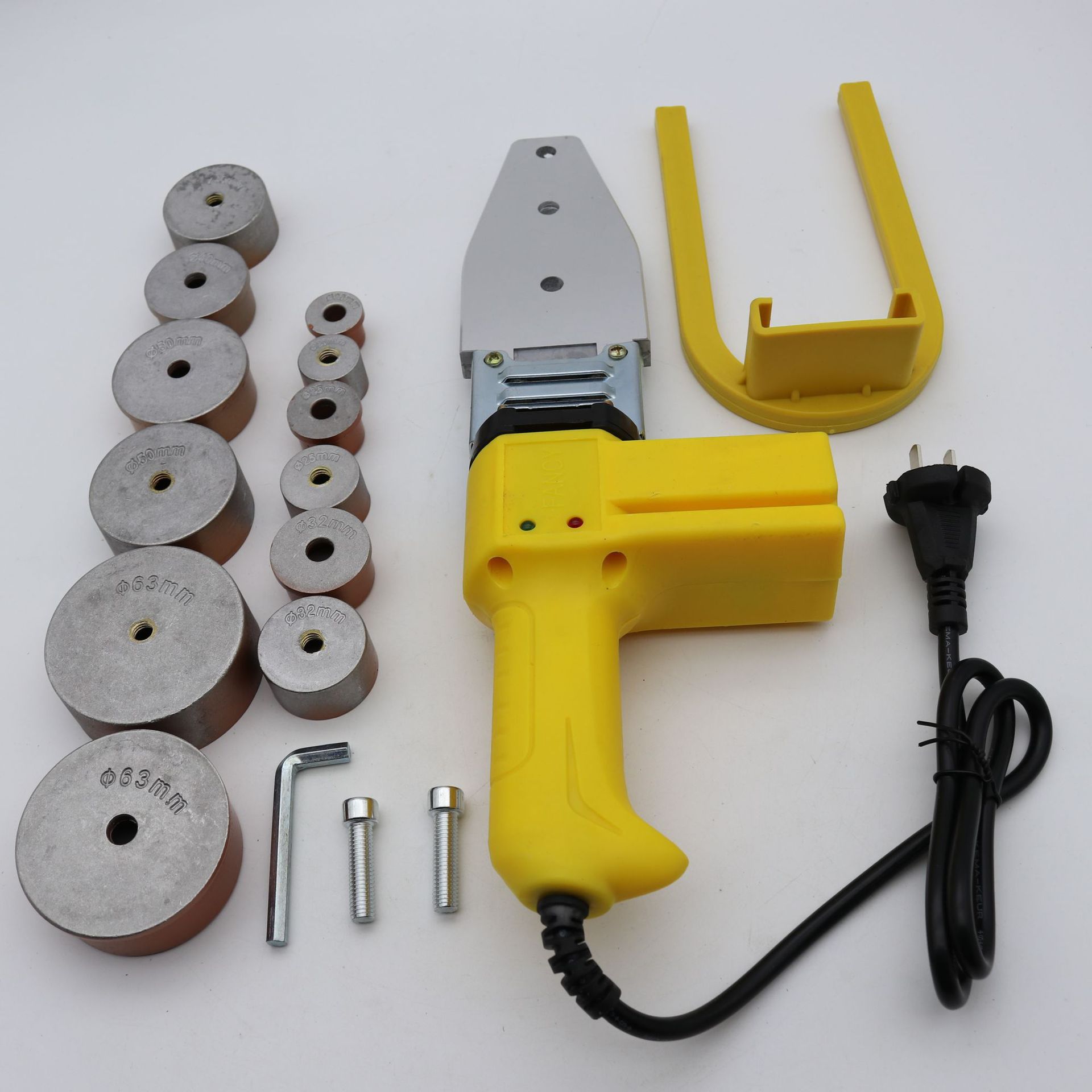 Wholesale ppr hot melt machines 20-32 from the manufacturer, household hot melt machines for plumbing installation, plastic pe pipe hot melt welding machines details Picture