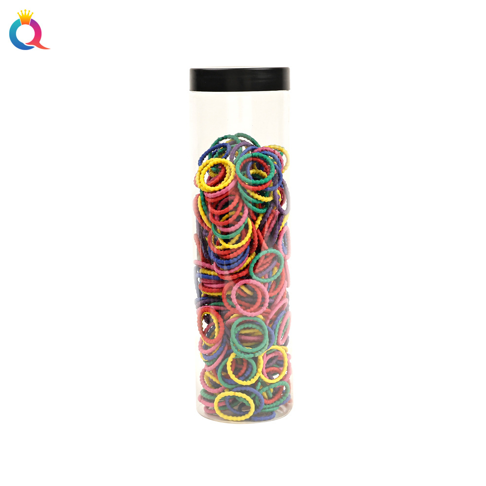 Qiyue high-elasticity hair ties, cute hair ties, children's and girls' rubber bands, braided hair bands, hair accessories, and head accessories wholesale Item Picture