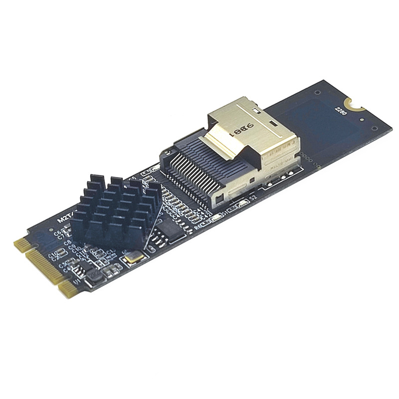M.2 NVME to SFF-8087 SATA3.0 expansion card Mini-SAS/SATA Hard Disk Adapter card, 36 pins Specification drawing