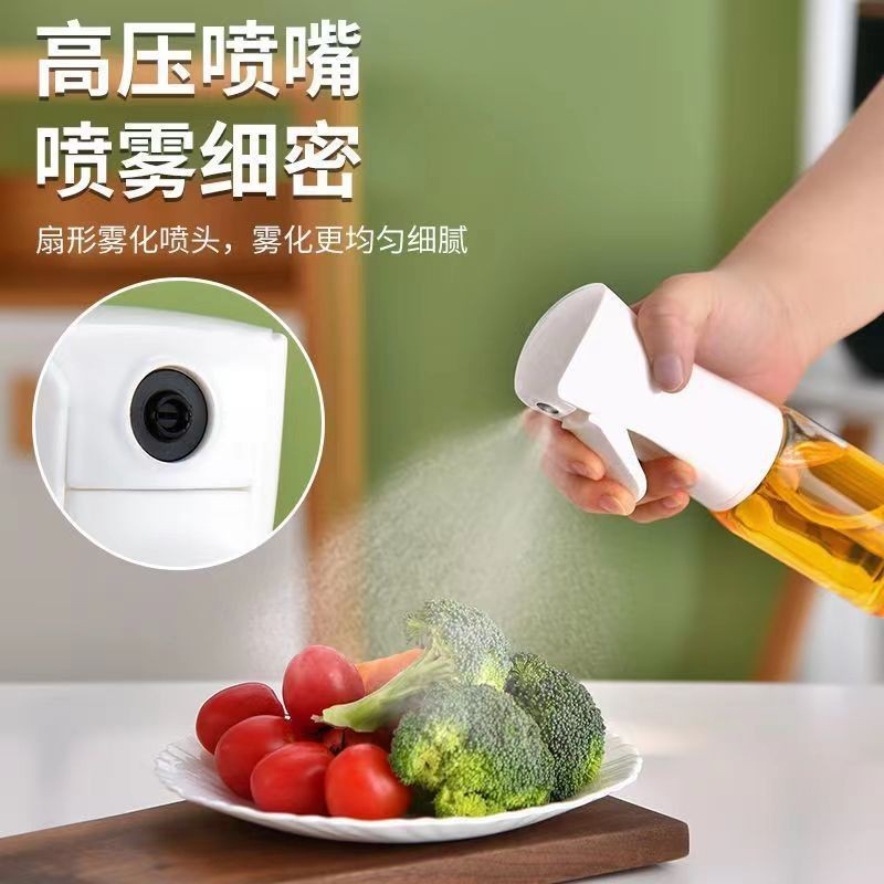 Barbecue spray bottle, kitchen household barbecue olive oil bottle, edible oil bottle, spray bottle, atomizing glass bottle, spray bottle details Picture