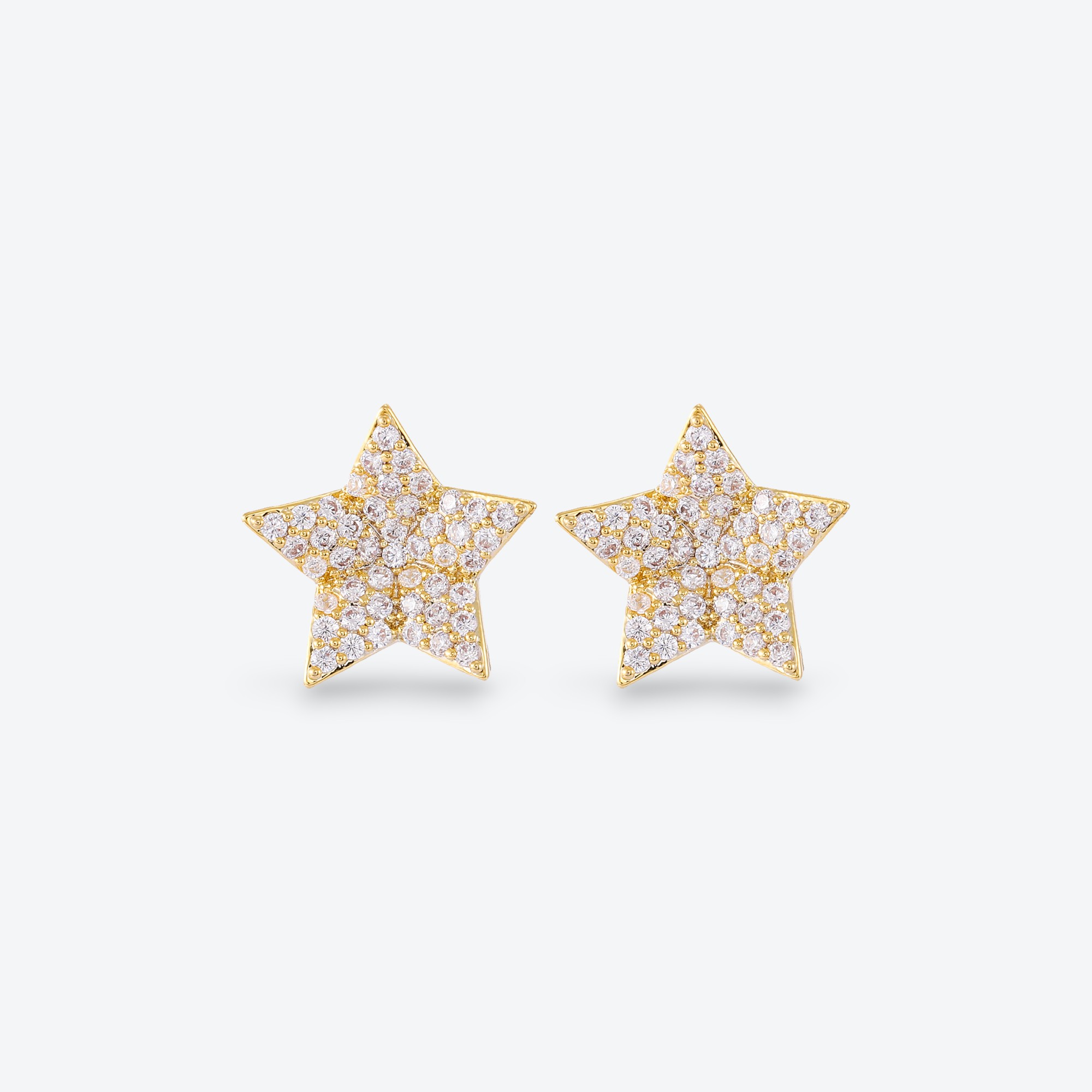 Xuhui brand exquisite and light luxury copper plated with real gold and zirconia 925 silver needle star fashionable and elegant stud earrings Application Scenario