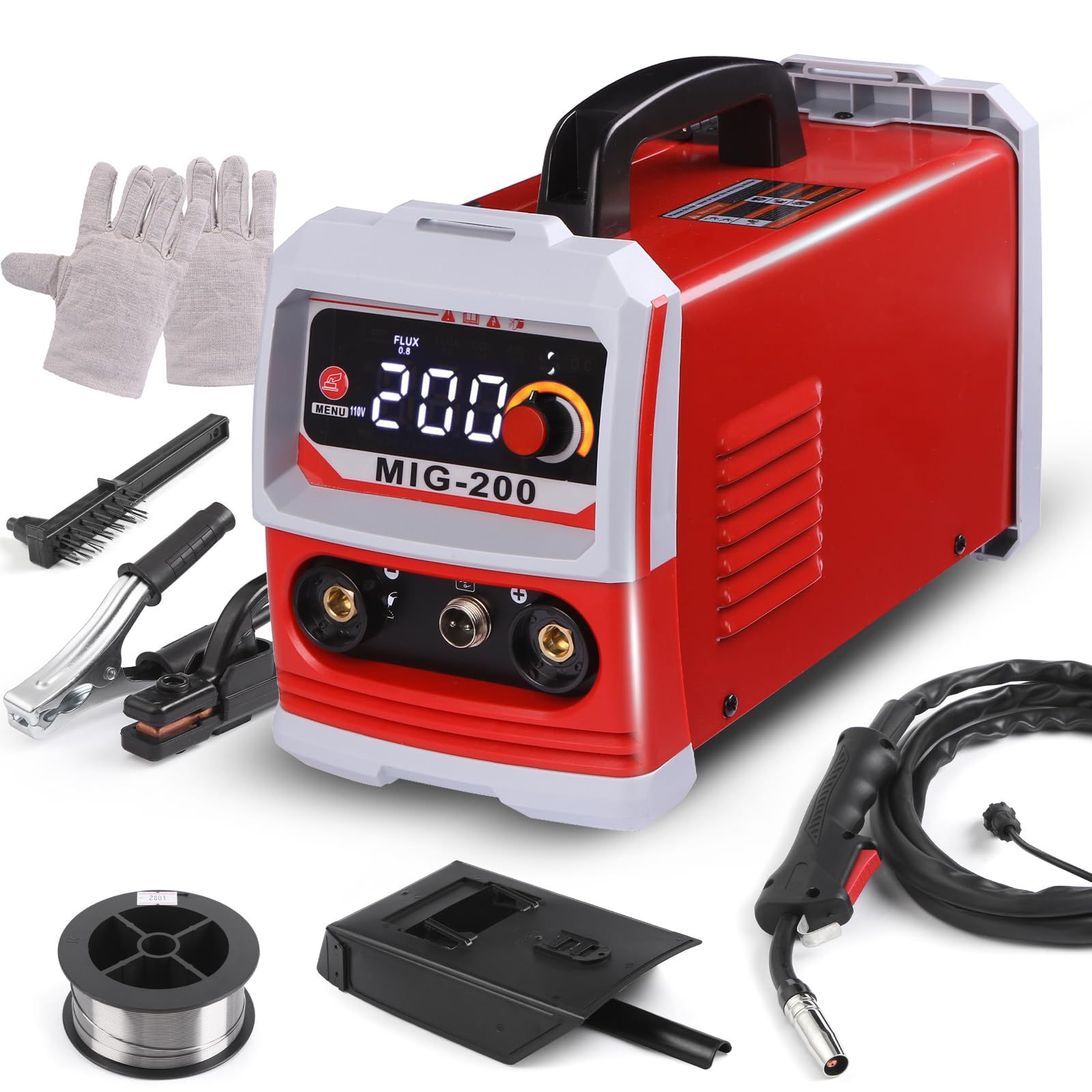 Gas shielded welding machine, electric welding integrated machine, cross-border household gas core welding machine, argon arc welding machine, gas shielded welding machine details Picture