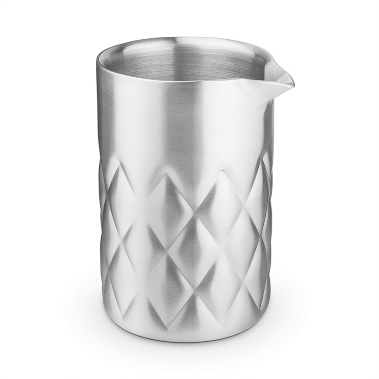 Stainless steel metal special cocktail Mixing, mixing and stirring cup, cocktail shaker, latte art cup Mixing Glass Item Picture