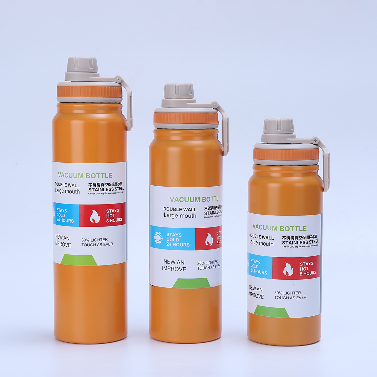 Manufacturer's 304 stainless steel vacuum insulated cup, large-capacity portable carrying ring water bottle, tea-water separation sports water cup Application Scenario