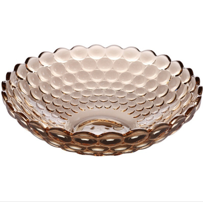 European-style glass fruit platter, creative glass fruit platter for home living room, fruit platter, fruit basket, snack salad, fruit platter wholesale Item Picture