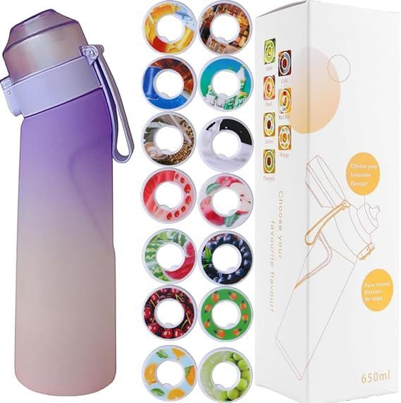 The new cross-border gradient dual-color scented water cup with 14 flavors is a drinking wonder Item Picture