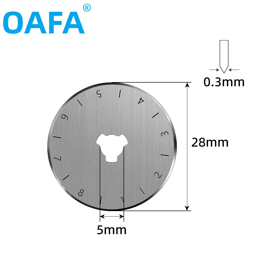 45mm circular blade linear knife for cutting flat rubber bands, leather, fabric and paper, roller cutting blade undefined