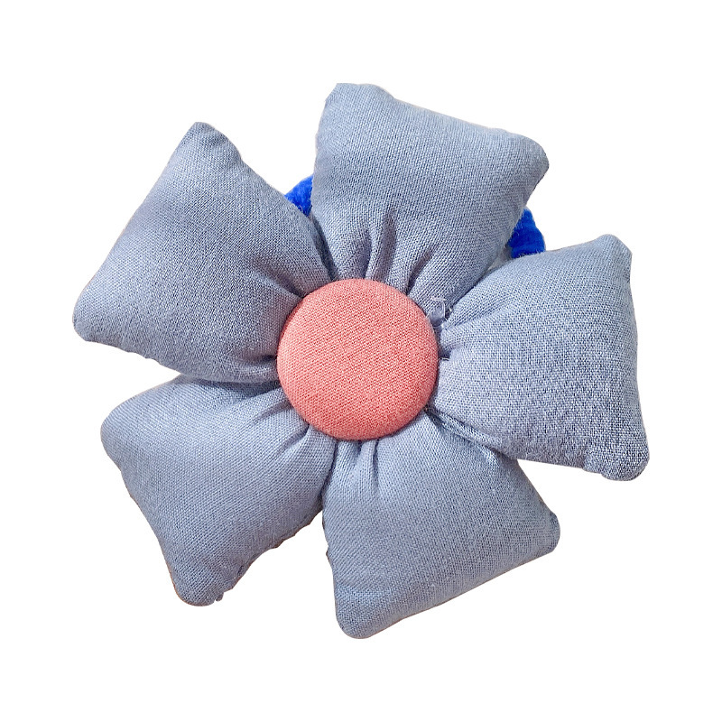 Candy-colored large flower children's hair accessory, large hair tie, popular new hair band, girls' high ponytail tied hair accessory Item Picture
