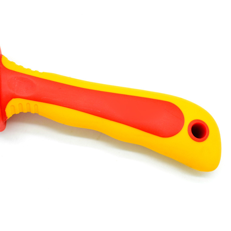 Aiweibor dual-color handle VDE insulated sickle-type cable knife, 210mm Application Scenario