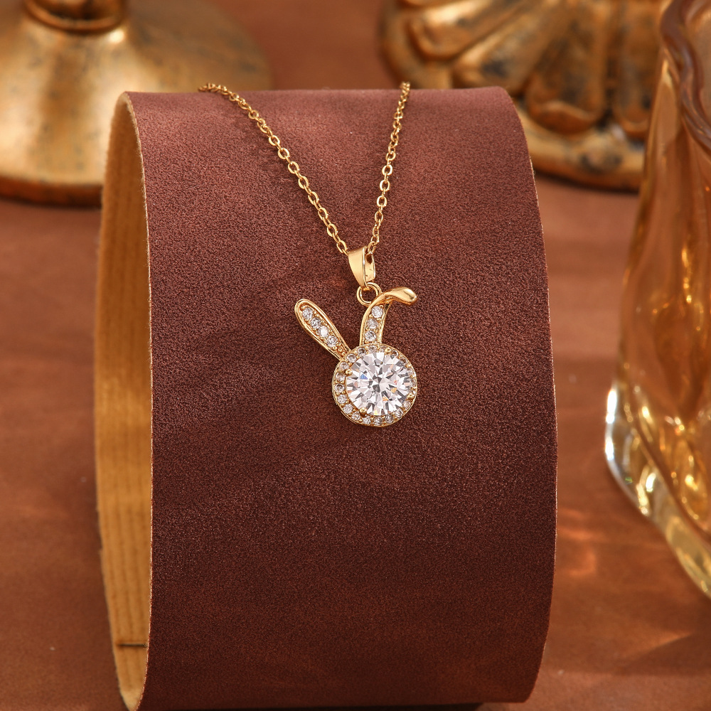 Titanium steel non-fading necklace for women, lively and dynamic, light luxury and niche, simple Instagram collarbone chain, versatile and high-end accessory Specification drawing