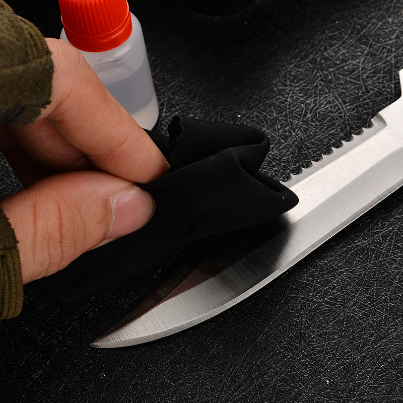 Knife accessories: hex socket and plum blossom dual-purpose screwdriver, whetstone, knife guard oil, cleaning cloth, knife maintenance and care set details Picture