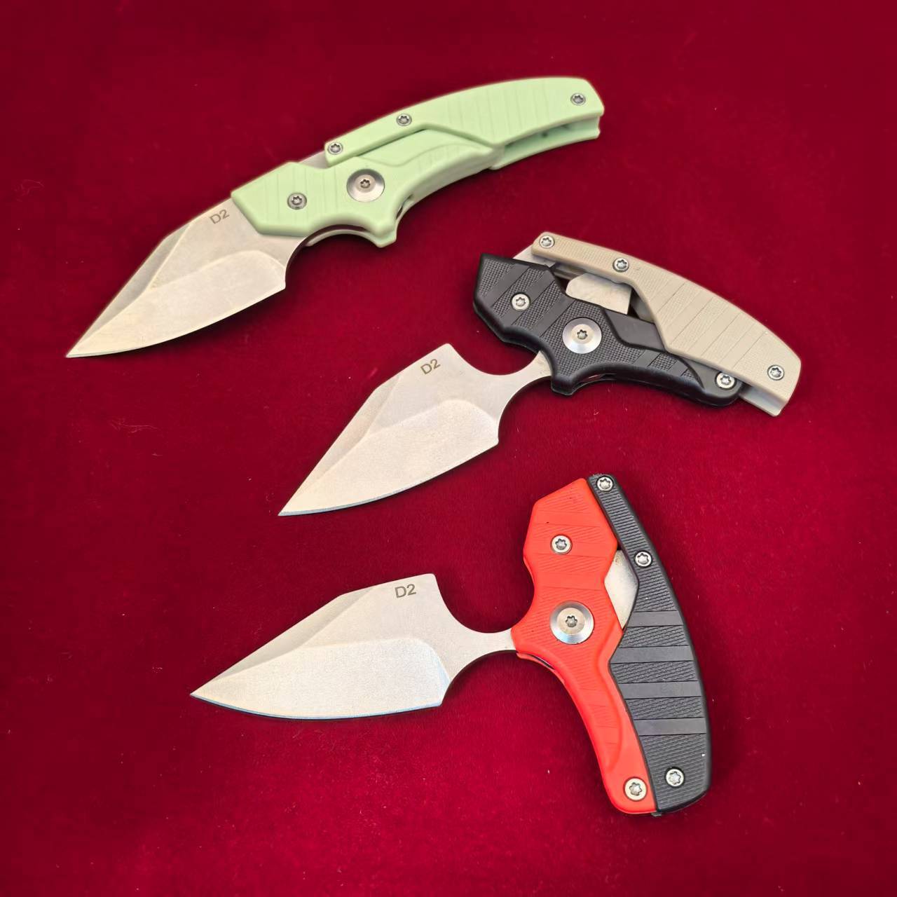 Cross-border multi-functional knives, outdoor survival all-in-one small knives, portable self-defense creative folding knives, exquisite leather cases in stock details Picture