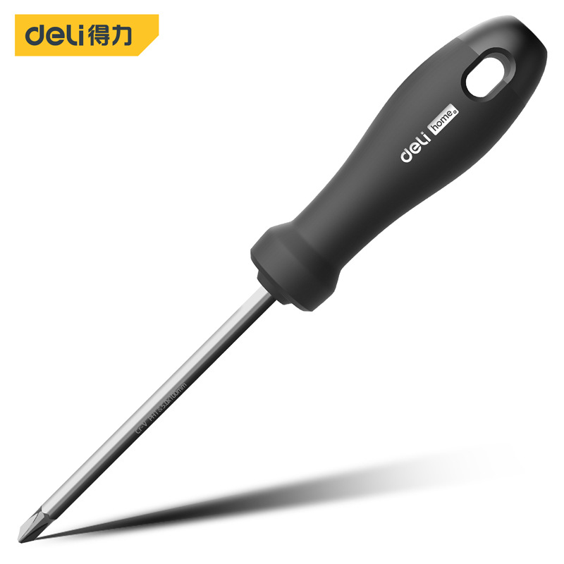 Deli Tools home dual-purpose Screwdriver, Plum Blossom flat-head double-head screwdriver with magnetic screwdriver HT1055 C L full figure