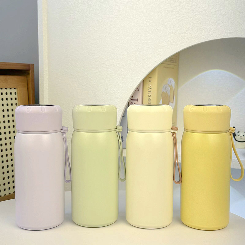 New car cup, cold and heat preservation cup, ins heat preservation cup, tea-water separation, stainless steel solid color wholesale, small water cup Specification drawing