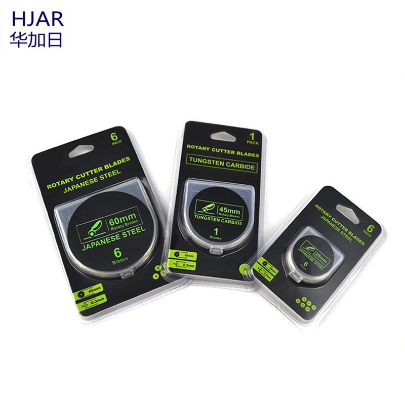 28mm/45mm/60mm small round blades, fabric cutting blades, paper cutting blades, circular blades, roller blades Item Picture