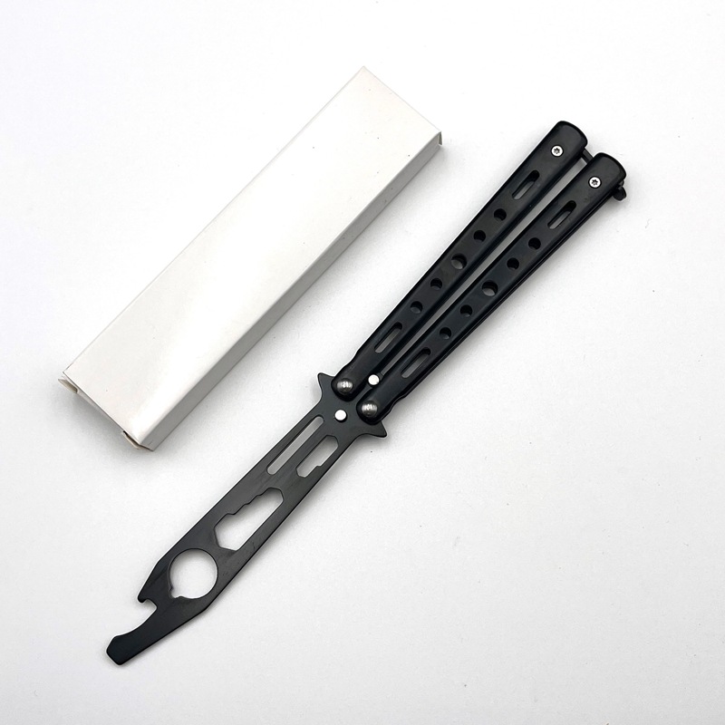 Multi-functional butterfly swing knife, uncut portable folding fancy practice knife, bottle opener, wrench, screwdriver in stock undefined
