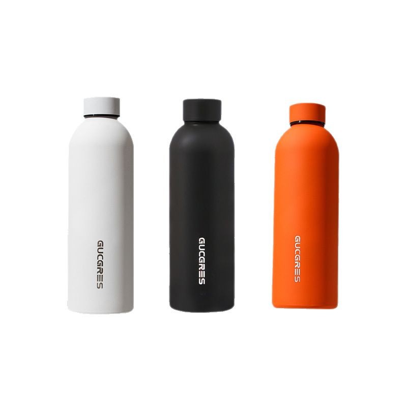Customized narrow-mouthed American insulated cups, outdoor sports water bottles, portable stainless steel small-mouthed water cups, travel cups, men's cups Item Picture