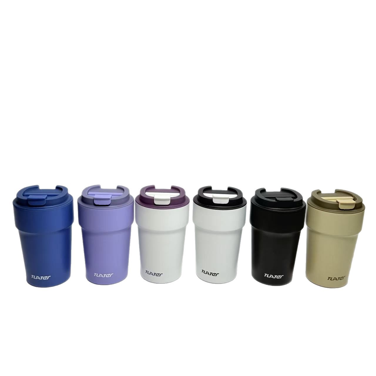 New 304 stainless steel insulated cups for men and women, high appearance level coffee cups, car travel gifts, anti-drop water cups Item Picture