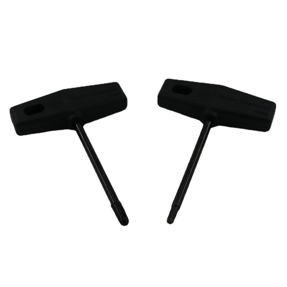 CNC tool turning parts with plum blossom heads, T20, T15, T type rice head wrenches, screwdrivers and tools with handles Specification drawing