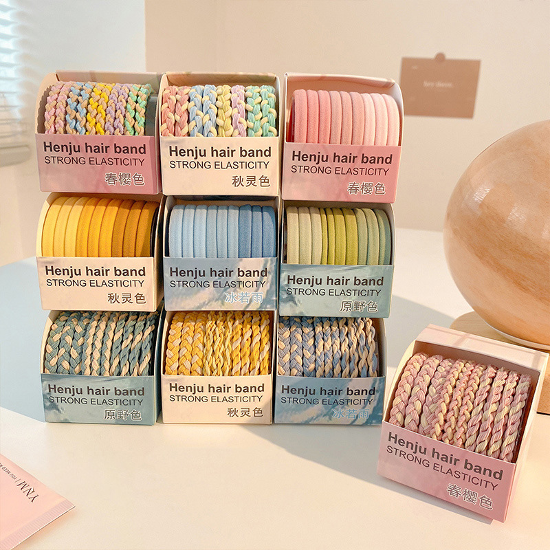 Women's hair tie hair band 2022 new style elegant hair band, thickened hair tie, high-end adult hair tie summer details Picture