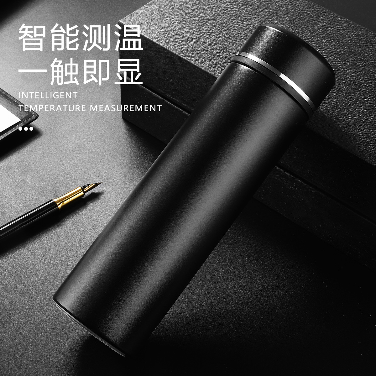 High-end 316 stainless steel business insulated cup, smart tea-water separation cup, company gift customization logo straight cup Application Scenario