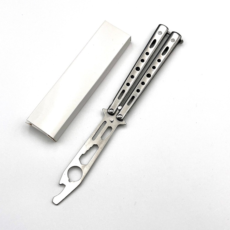 Multi-functional butterfly swing knife, uncut portable folding fancy practice knife, bottle opener, wrench, screwdriver in stock undefined