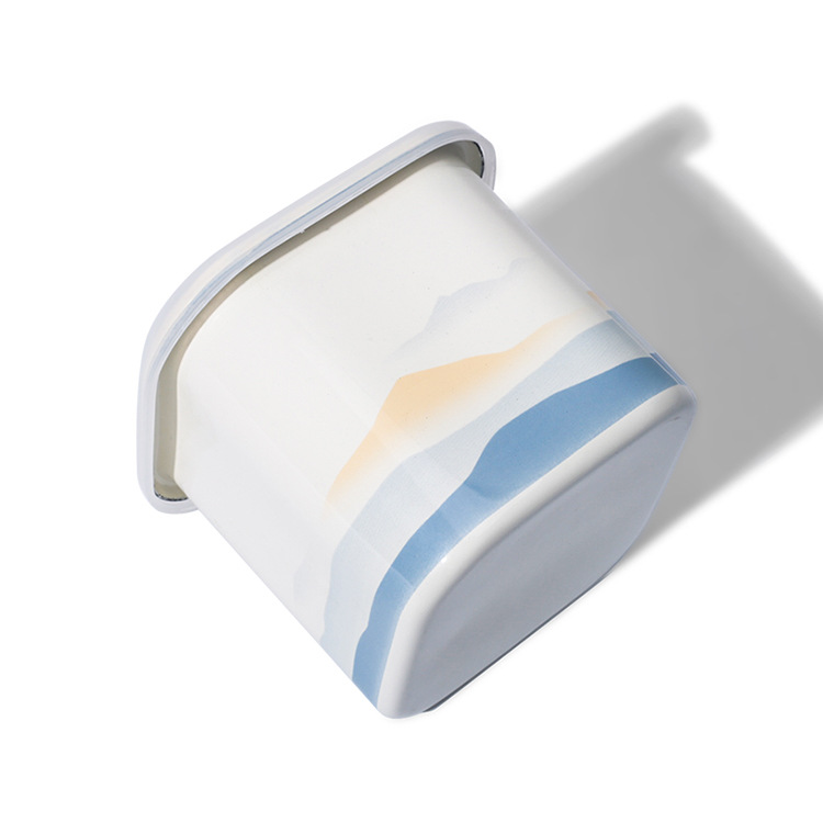 Multi-purpose square TPE lid enamel food storage box with sealed lid, food refrigerator storage box manufacturer for sale Specification drawing