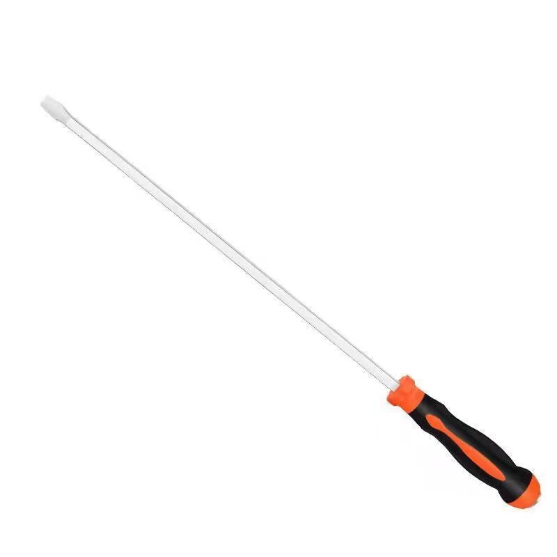 The manufacturer wholesals extra-large screwdrivers with enlarged and lengthened one-piece length and thickened long rods. The crowbar can strike the screwdriver Item Picture