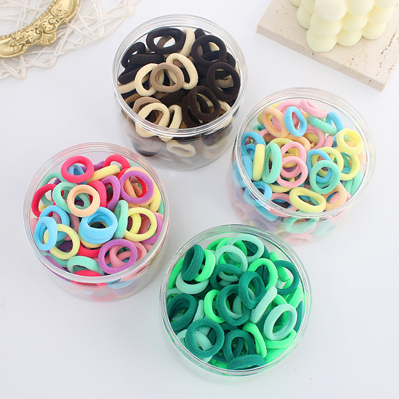 Children's rubber bands, baby hair ties, small rubber bands, towel ties, no damage to hair, good elasticity, little girls' hair ties Specification drawing