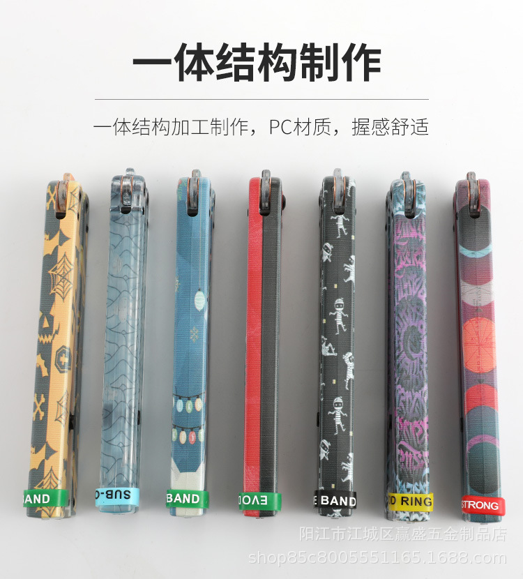 Halloween butterfly knife gift, Yapi Workshop, swinging knife, fancy plastic knife training, folding knife squid, safe and transparent Application Scenario