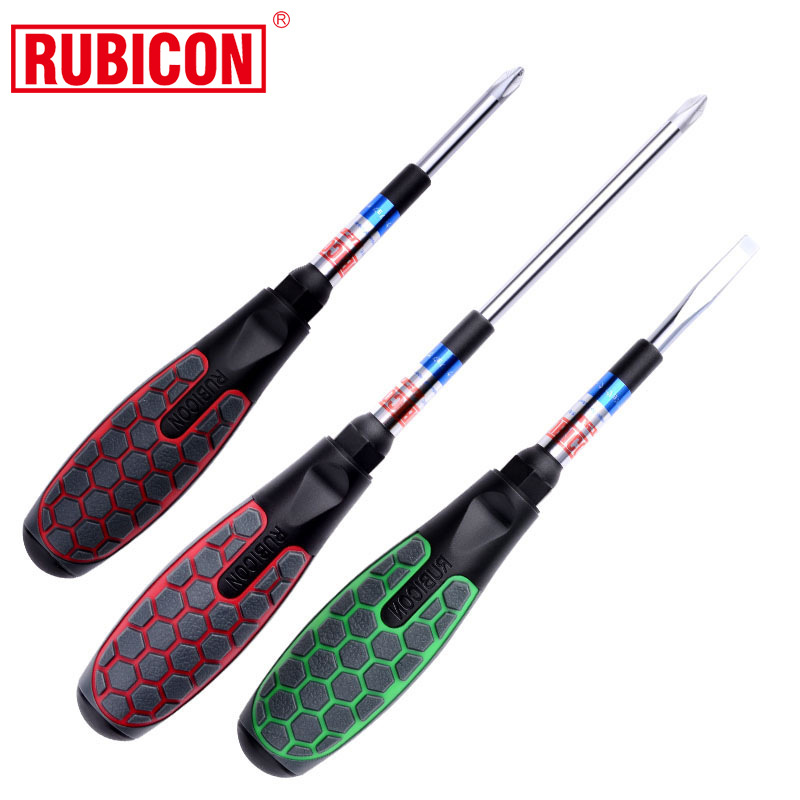 Robin Hood hardened screwdriver, anti-slip handle screwdriver, insulating set, Cross flat-head hardened screwdriver, Screwdriver 62 full figure