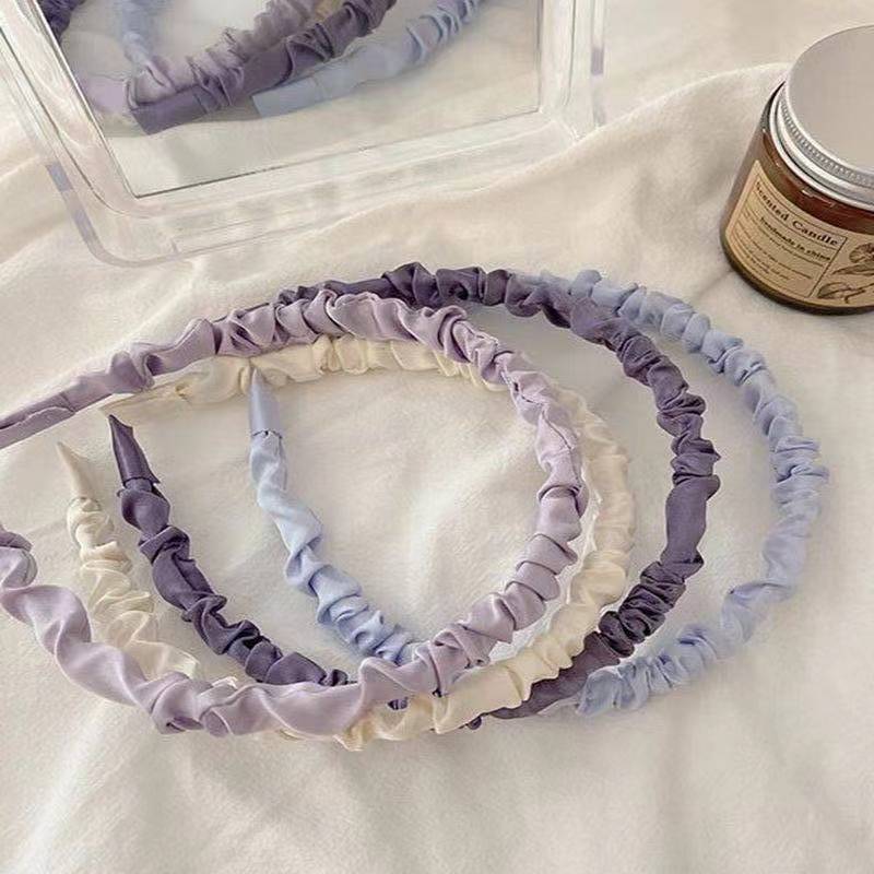 The 2022 new headband, a popular hair tie and headband, is specially designed for women to wash their faces in spring. It is also a summer hair clip and hair pressure accessory details Picture