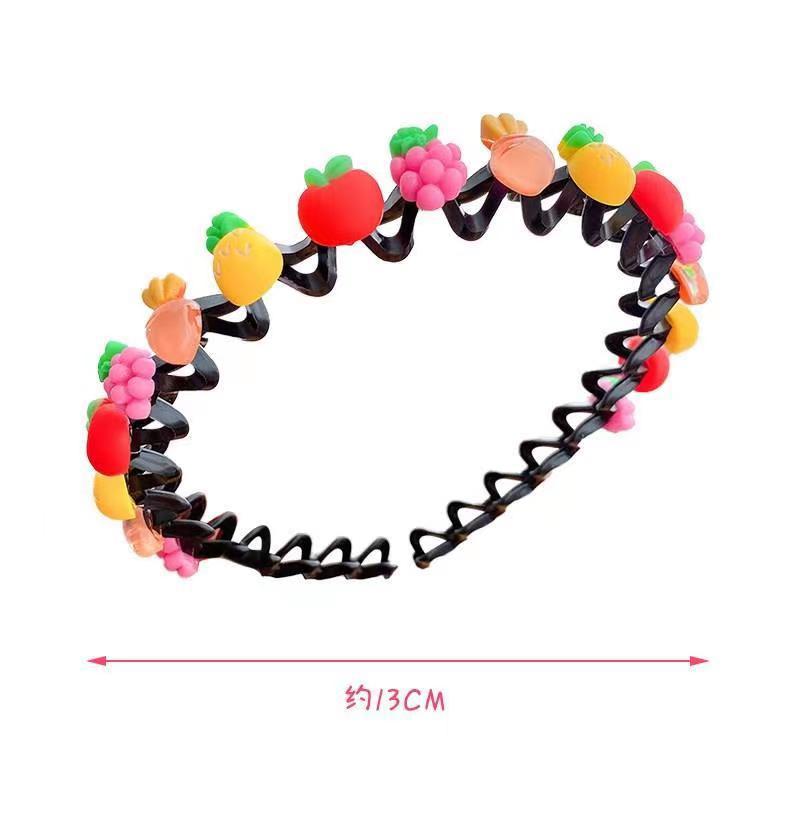 Children's popular hairband, a perfect tool for organizing broken hair, headband with teeth, anti-slip headwear, hair clips for girls and babies, hair accessories, headwear Specification drawing
