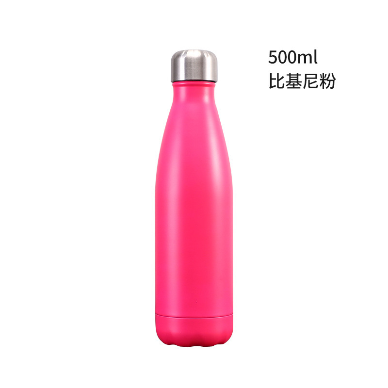 Amazon stainless steel 304 water cup, creative vacuum insulated cup, sports water bottle, 500ml cola bottle in stock Application Scenario