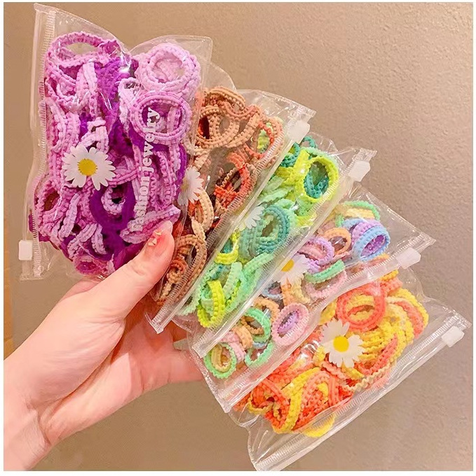 Children's rubber band hair tie for girls, high appearance level, no damage to hair, high elasticity hair tie and hair accessory, small hair band hair tie for girls and babies full figure