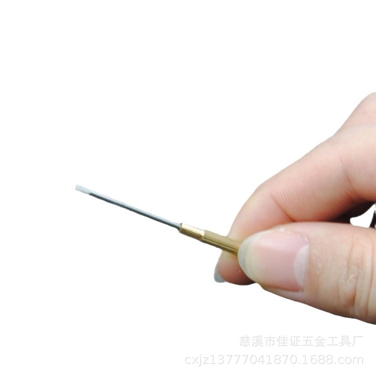 Watch repair, pure copper flat-head screwdriver, watch repair tools, eyeglass repair tools Specification drawing