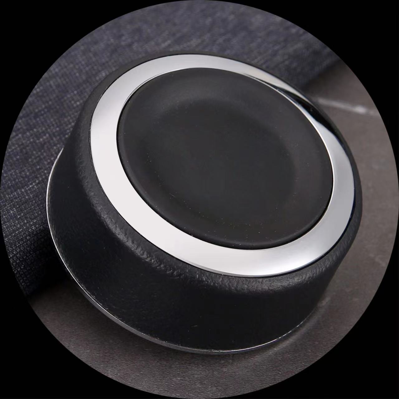 Wholesale of double-layer vacuum business gift insulated cups, men's and women's car-mounted water cups with square leather and silver inner liner Specification drawing