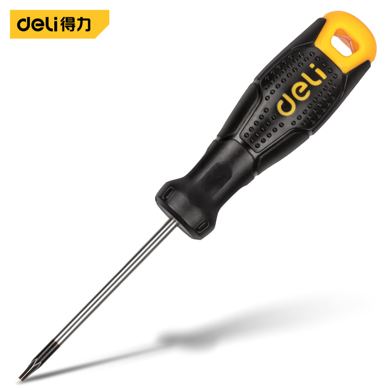 Deli Tools' patterned screwdriver, screw screwdriver, special-shaped screwdriver, magnetic center hole patterned screwdriver single piece full figure