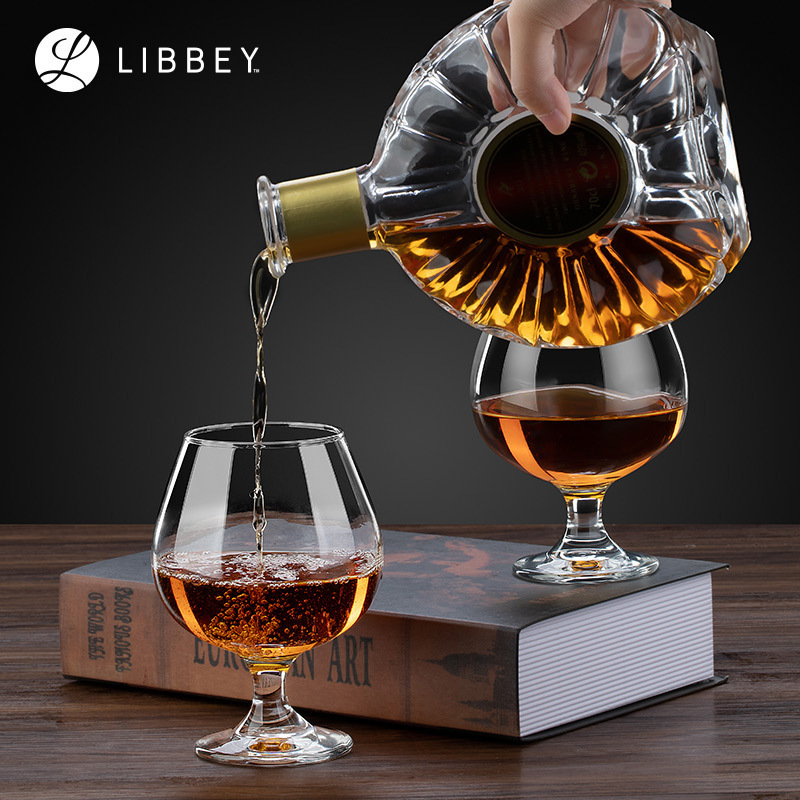 Libby Ambassador Series brandy glasses, sweet wine glasses, foreign wine glasses, whisky glasses, glass glasses wholesale with logo printing full figure