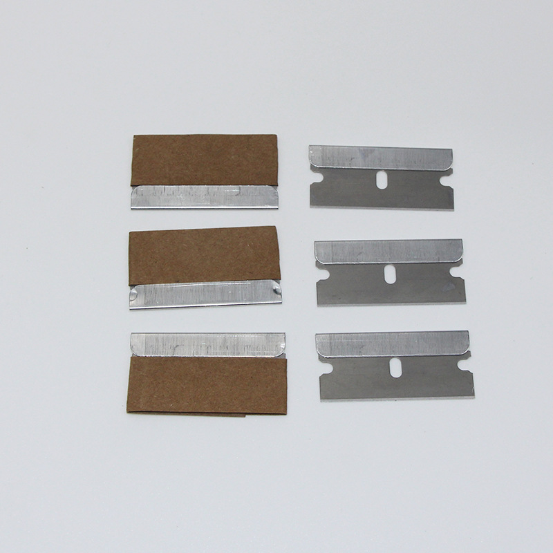 Single-sided blade glass glue removal tool scraper, security clip, safety blade, car film cleaning blade Application Scenario