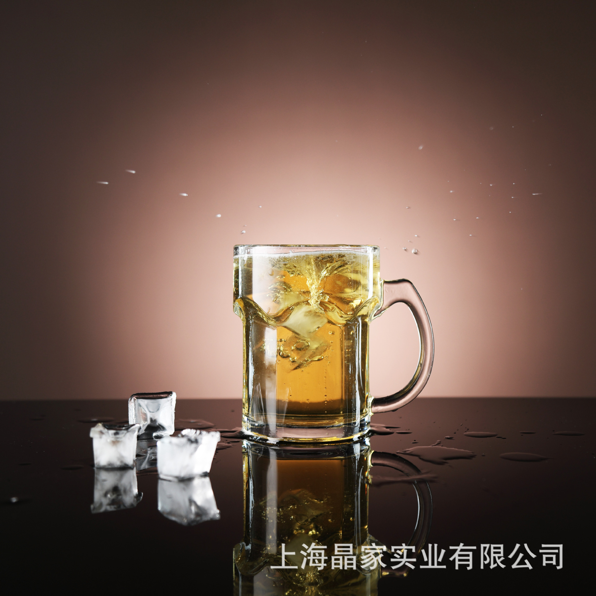 【 Factory Direct Sales 】 Craft beer mugs, draft beer cups, thickened glass with handles, tea and cold drink cups can be printed with logos Specification drawing