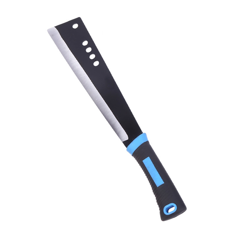 Diesel knife, manganese steel, double-color handle, large knife, woodcutting knife, outdoor tree cutting, agricultural firewood knife, double-cutting mountain opening knife Item Picture