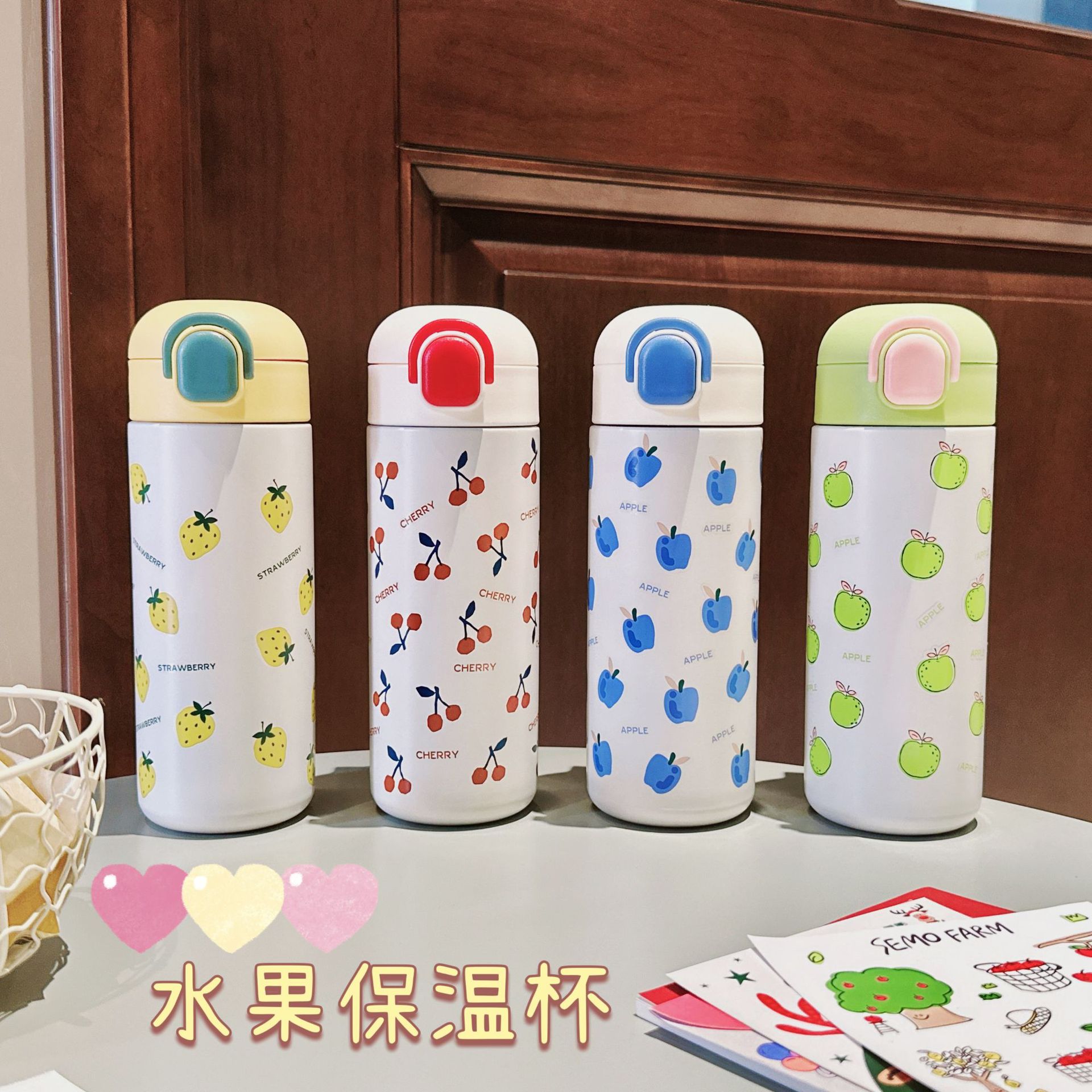 New stylish pop-up lid insulated cup with high appearance level, student straw cup, portable couple 316 stainless steel water cup gift Specification drawing