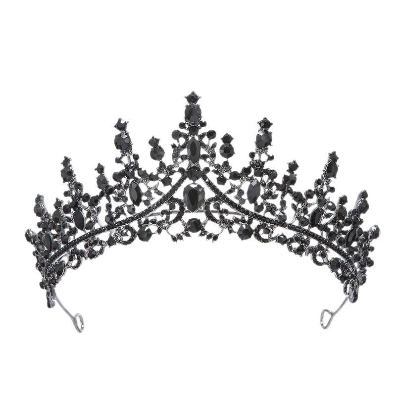 European-style crystal crown wedding dresses, evening gowns, birthday, coming-of-age ceremony, performance, versatile crystal crown hair accessories wholesale Item Picture