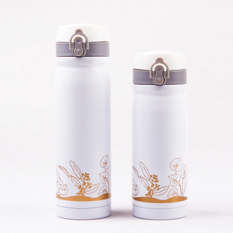 304 stainless steel vacuum disposable cups 350ML and 500ML wholesale direct supply business gift cups, pea cups Specification drawing