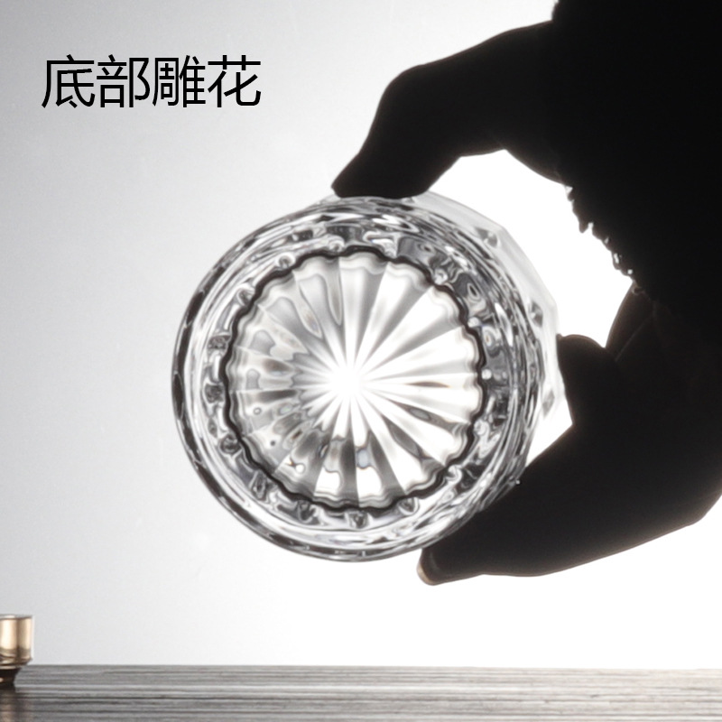 Wholesale of whisky glasses, thickened crystal glass, European-style wine glasses, large beer glass sets for hotel and home use Application Scenario