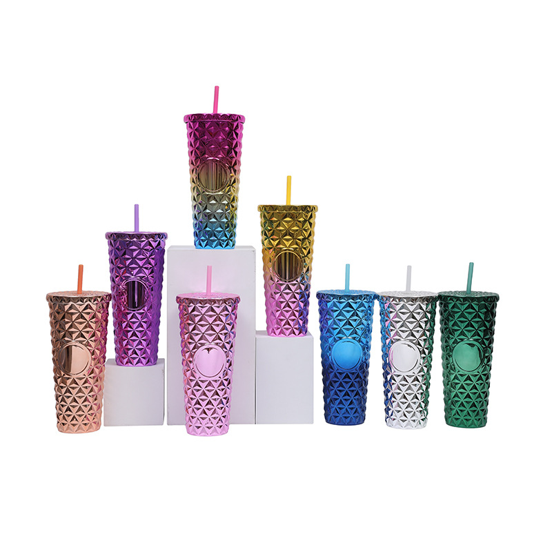 2025 Cross-border new products, direct supply from manufacturers, best-selling plastic cups, creative durian straw cups, and Starbar water cups details Picture