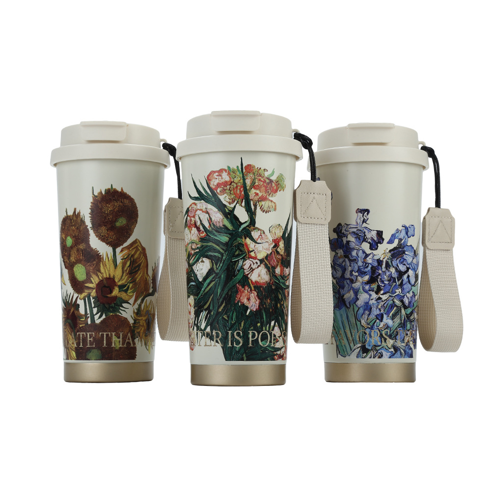 2025 New model insulated cup, coffee cup, girls' cup, high appearance level gift, double-drinking stainless steel straw cup, water cup Application Scenario